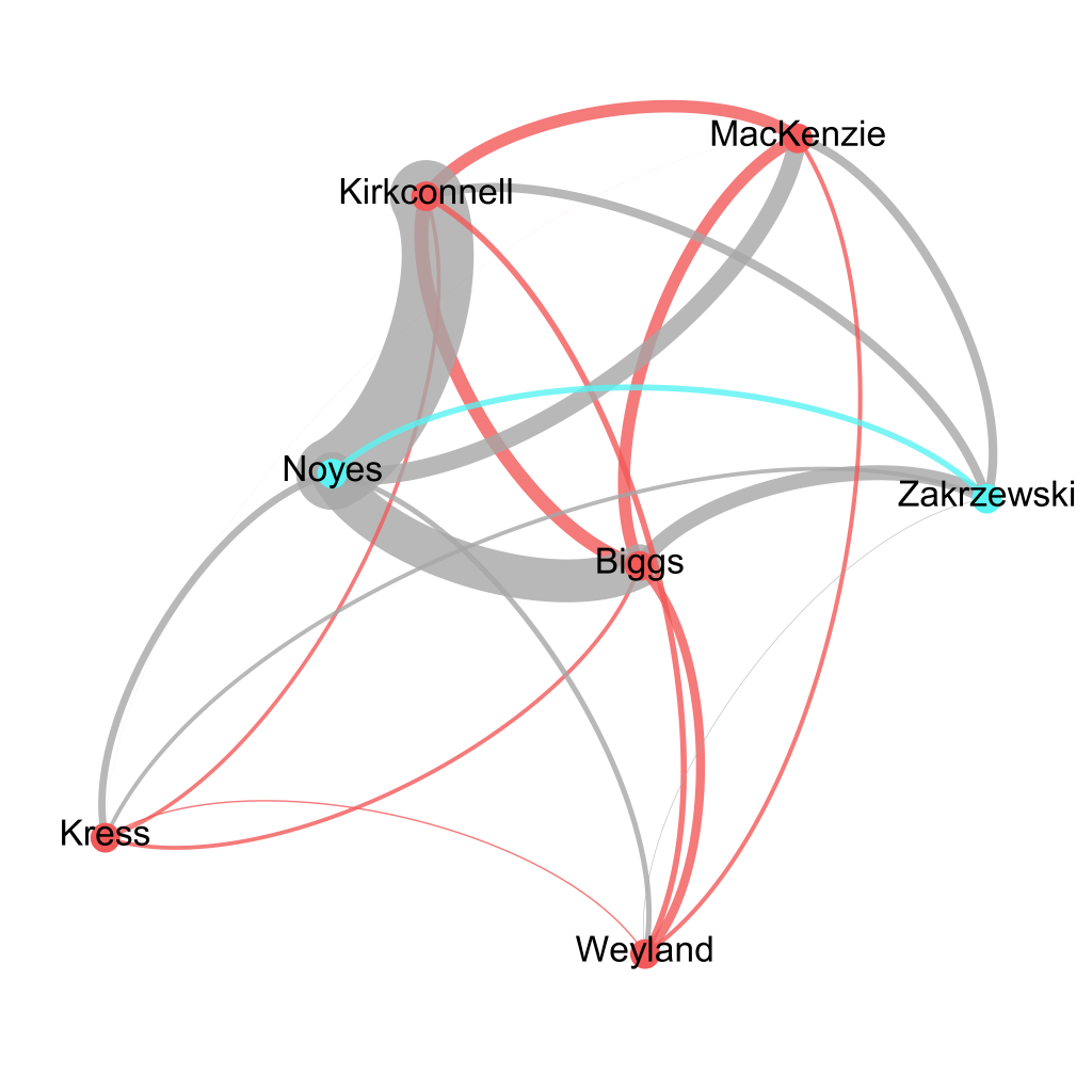 Photo of Gephi network