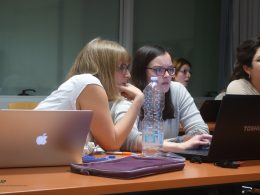 Photo of the TRACER tutorial at the Sixth AIUCD Conference, Università La Sapienza, Roma, 23-24.01.2017